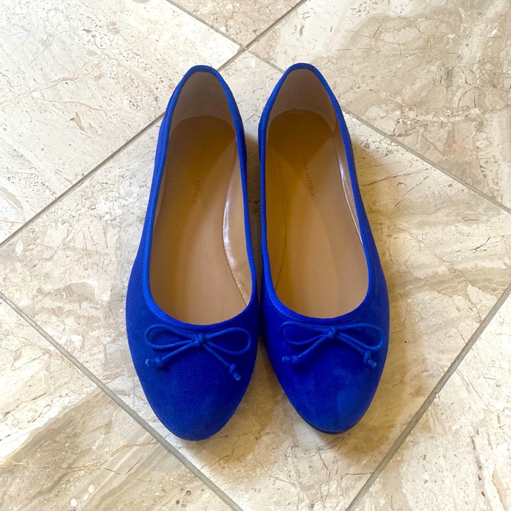 Banana Republic, Royal Blue, Ballet Slipper, Size 9.5